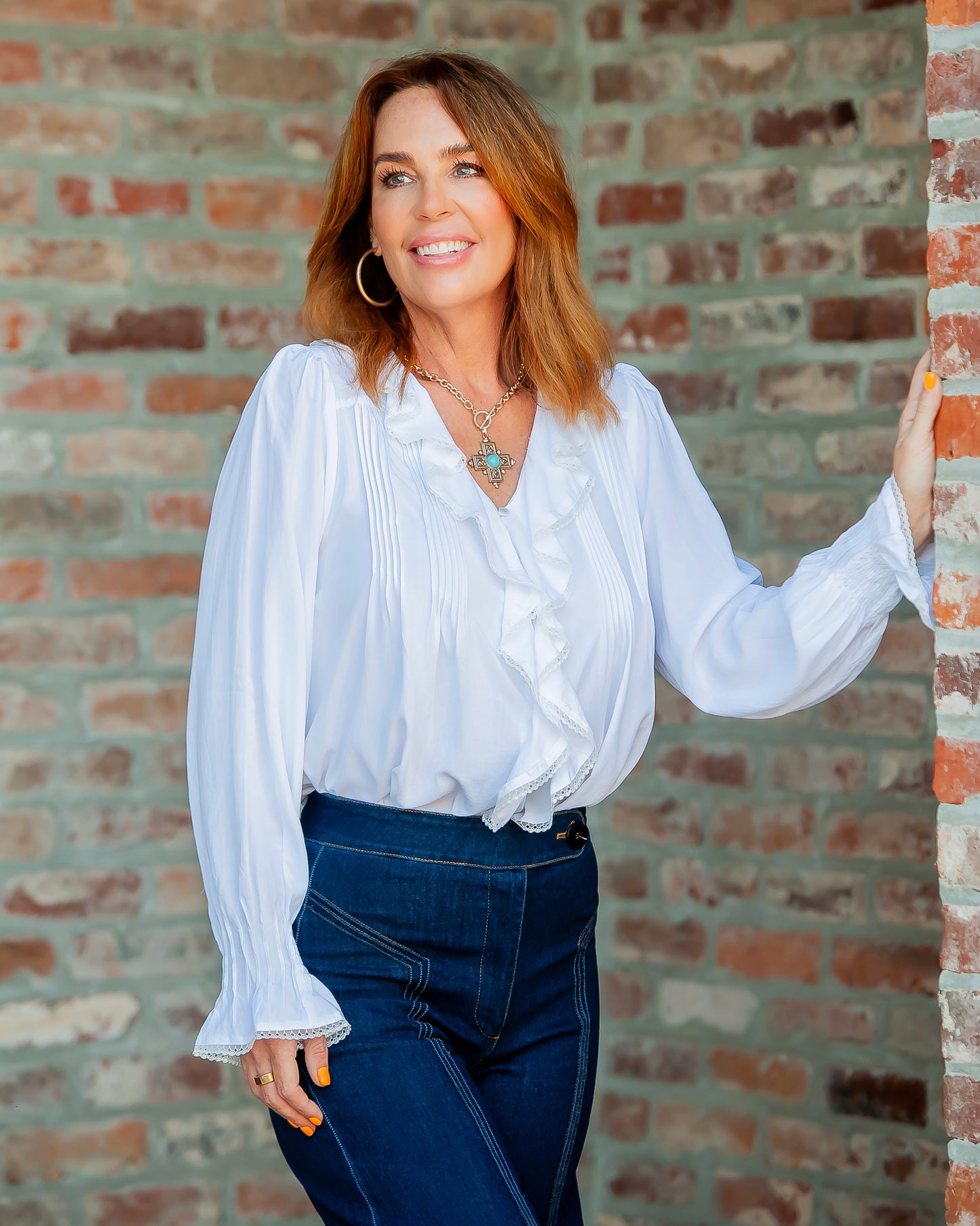 Felicity Pintucked Top