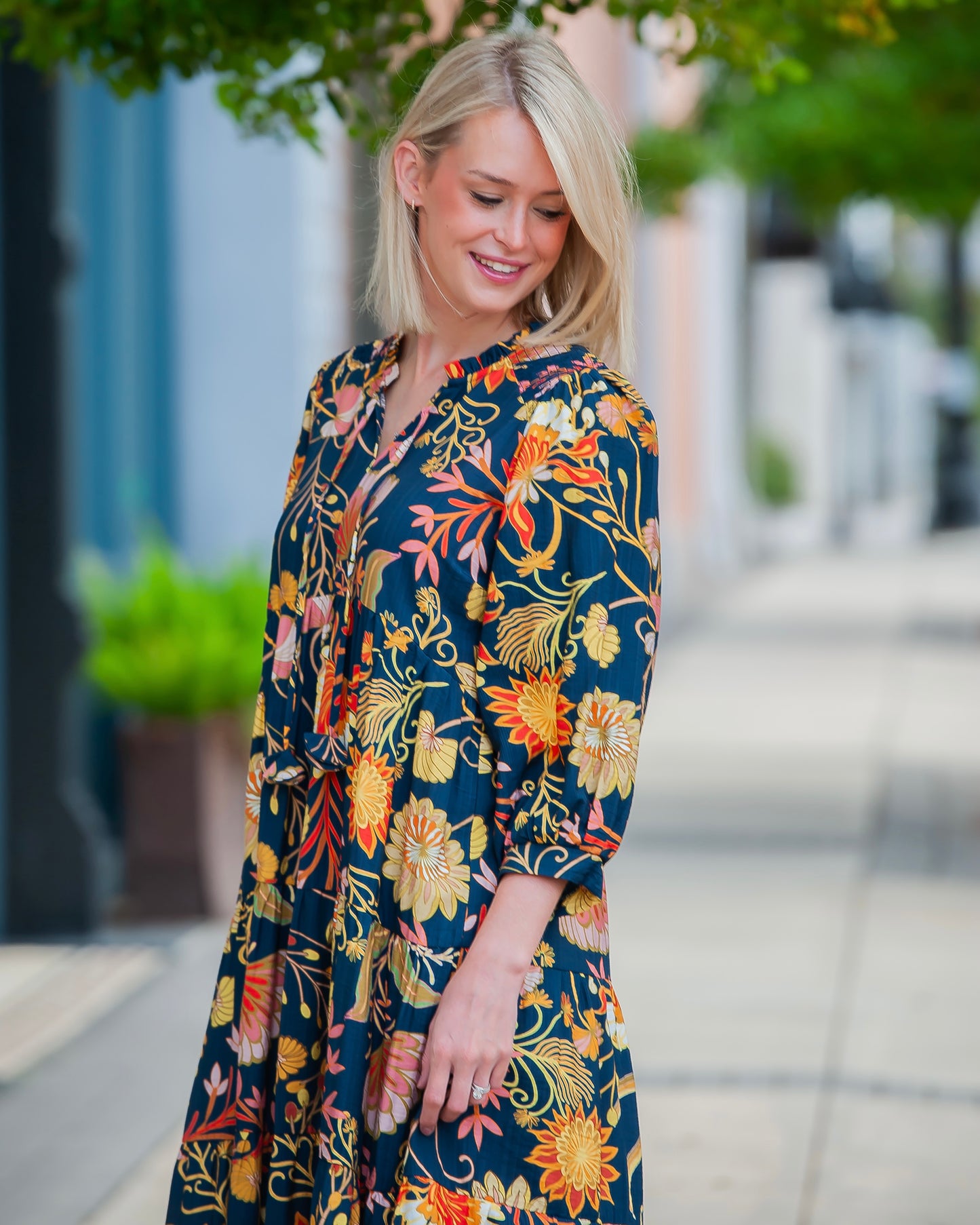 Janey Floral Dress