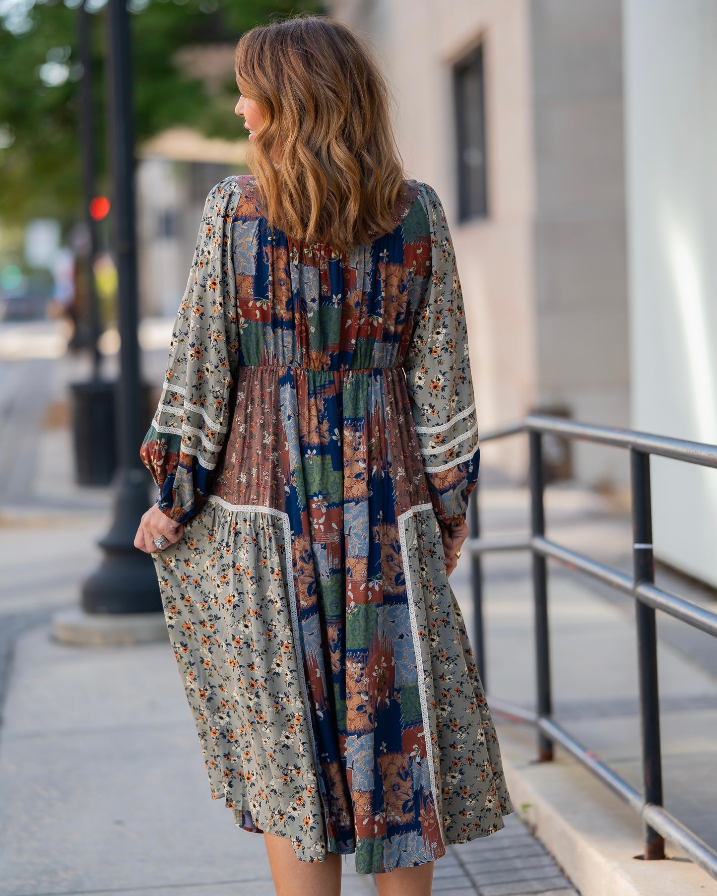 Brittany Boho Patchwork Maxi