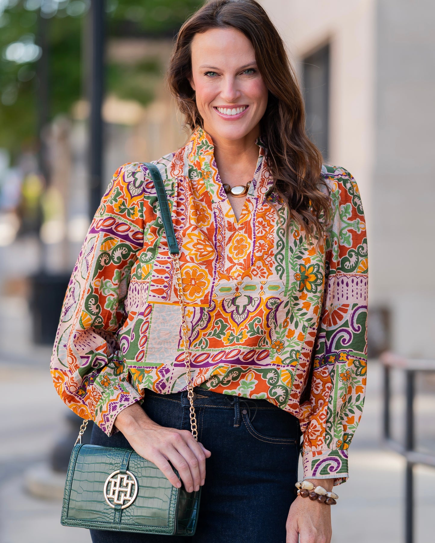 Parkington Patchwork Top