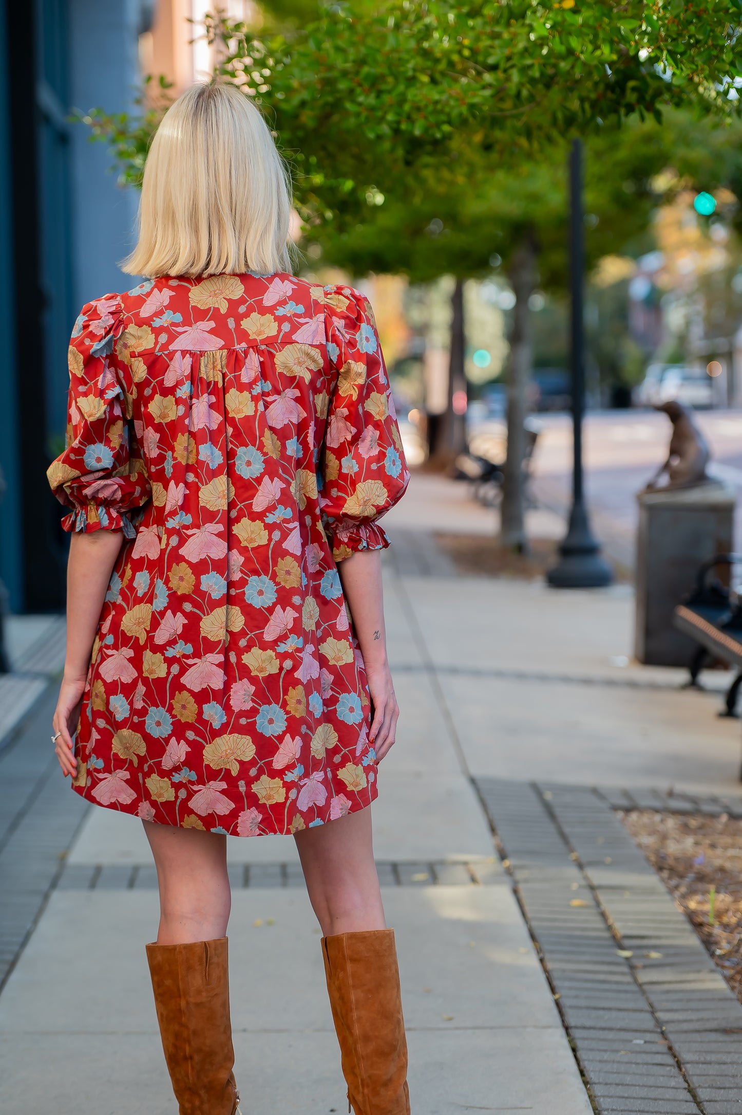 Windham Floral Button Down Dress