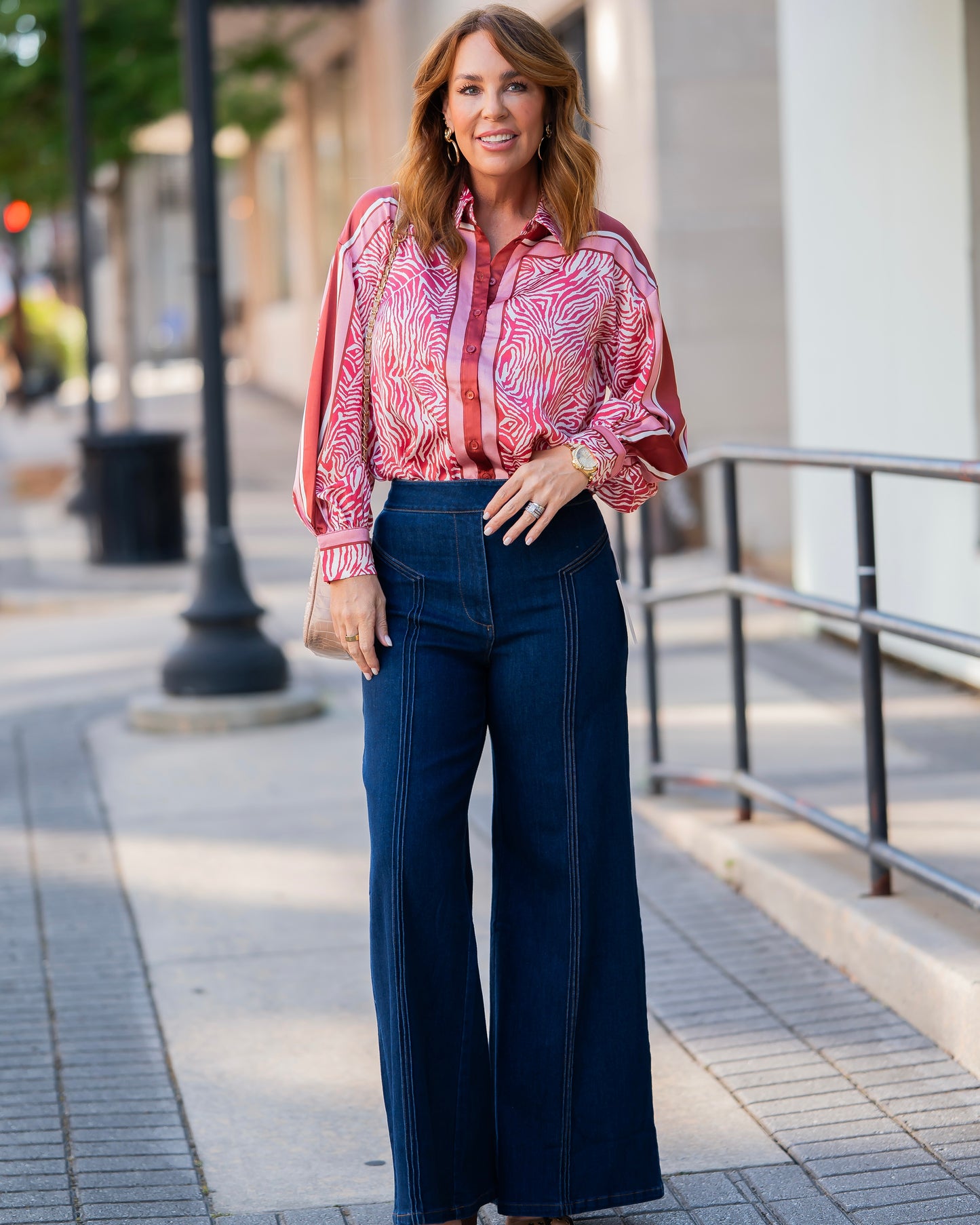 Alice Ann Animal Print Blouse