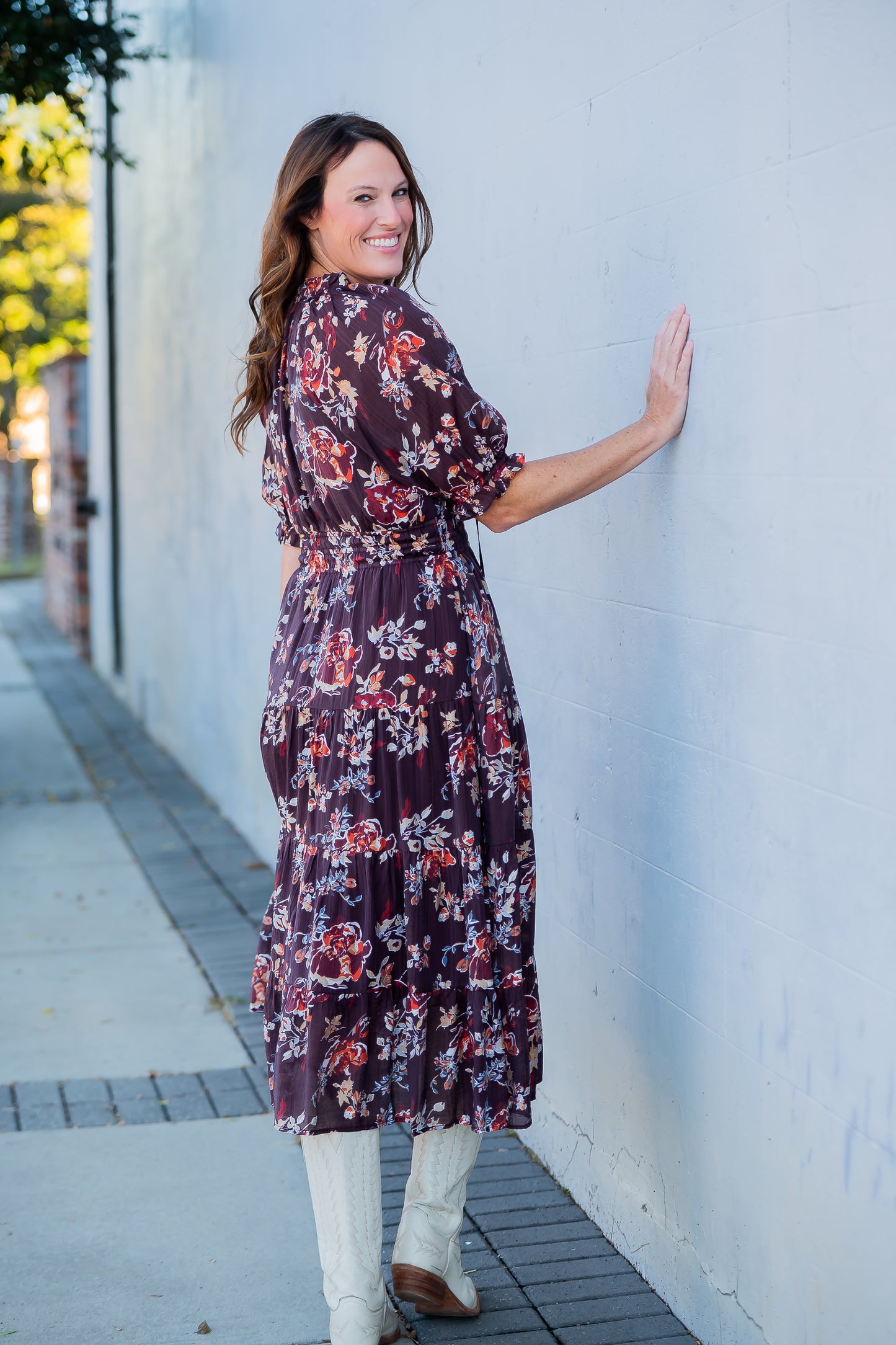Norwood Front Tassel Floral Dress