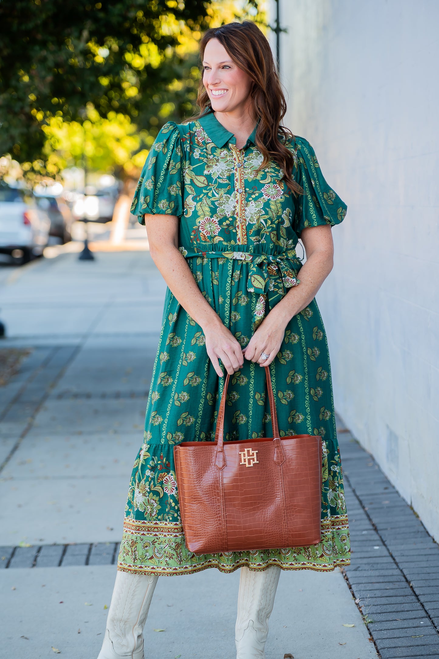 Franklin Floral Print Dress