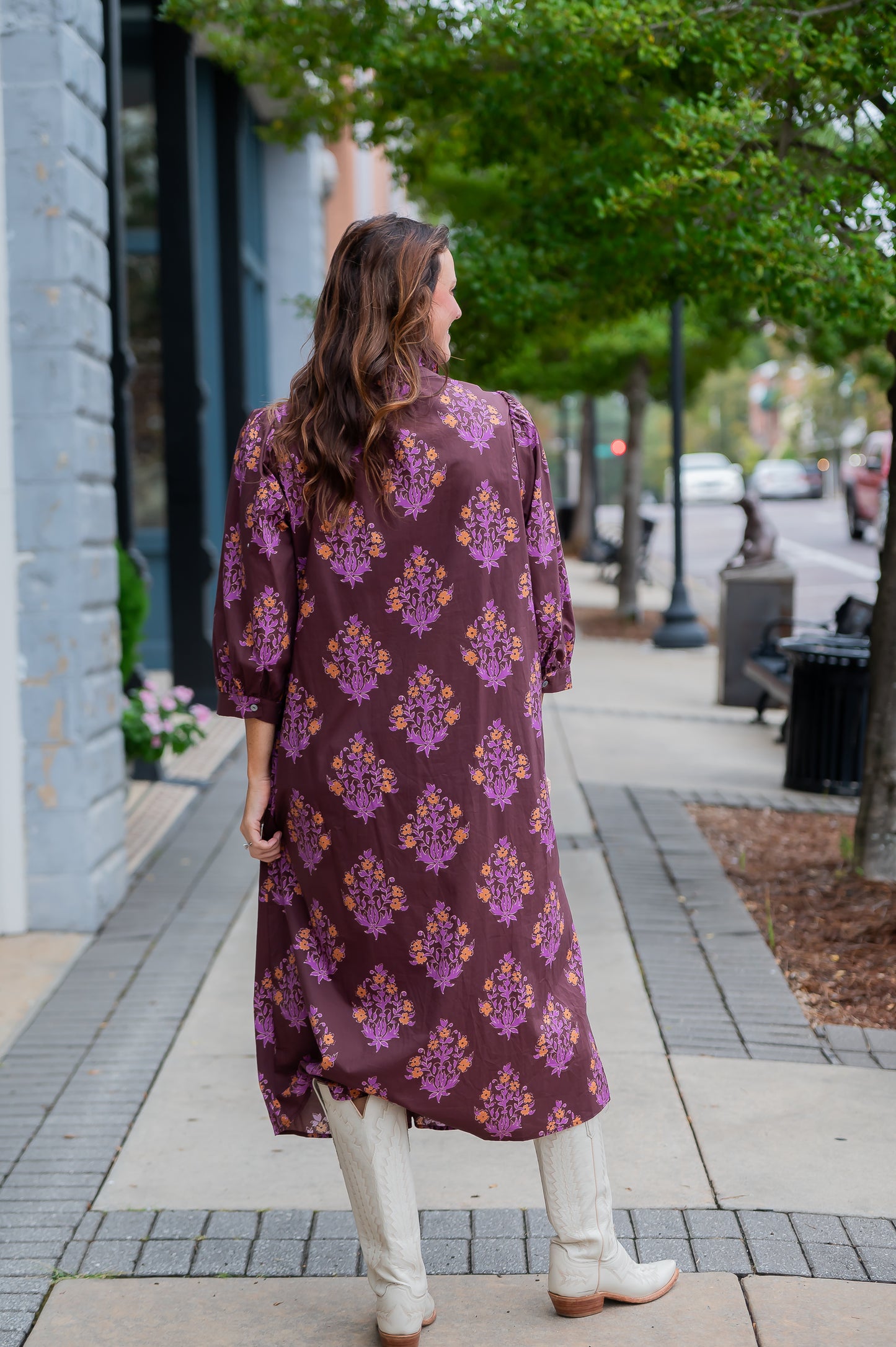 Hillsboro Floral Print Dress