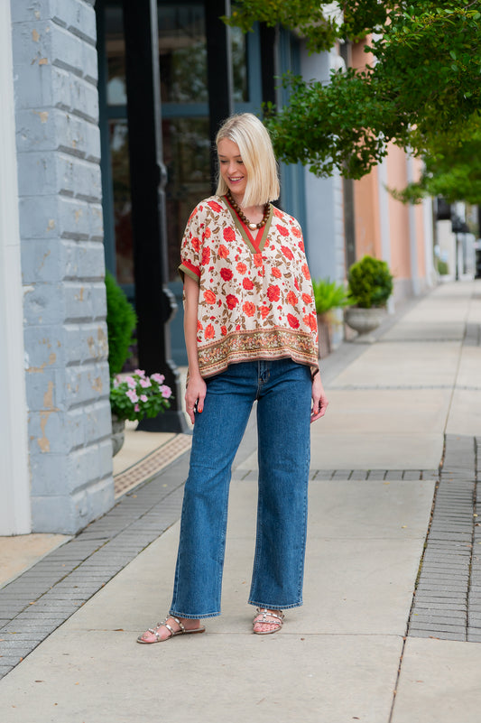 Williams Floral Top