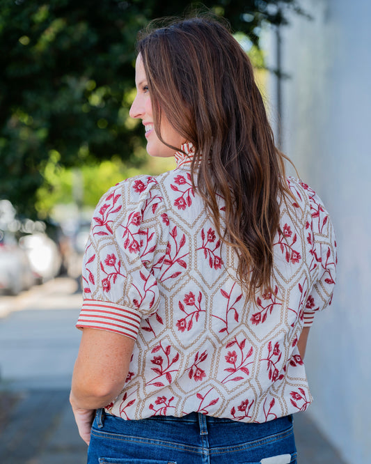 Evans Embroidered Top