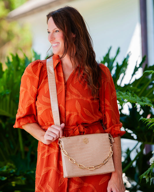 Ariana Crossbody - Latte EC