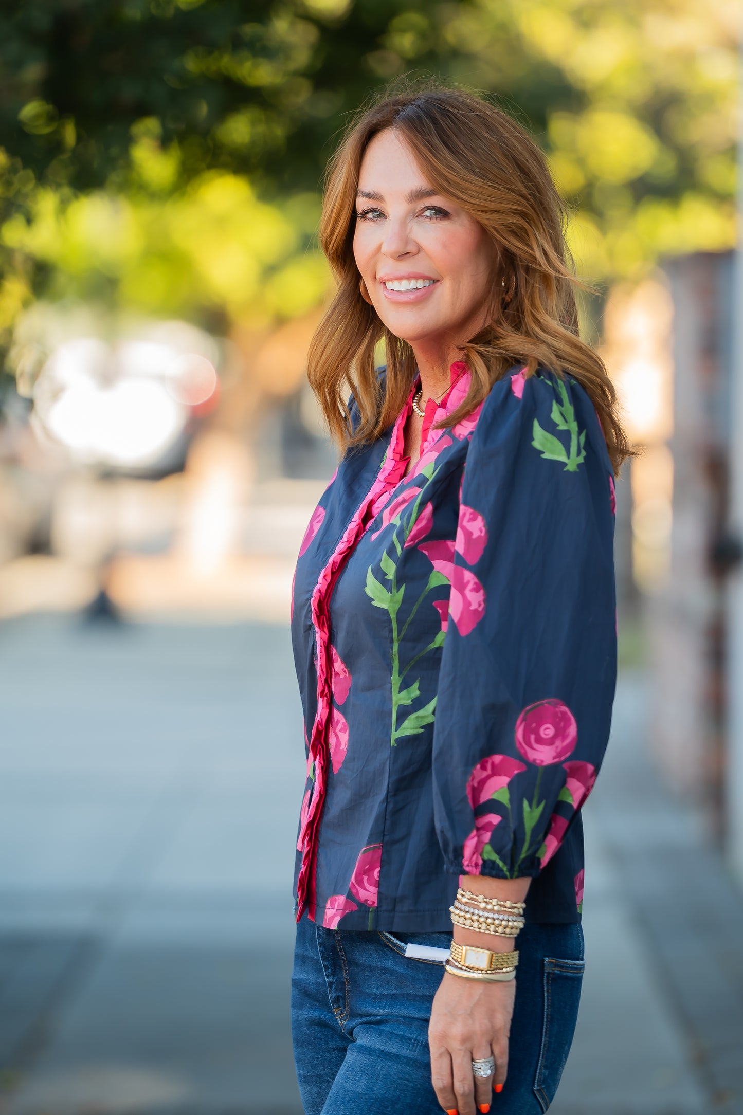 Stanley Floral Print Top