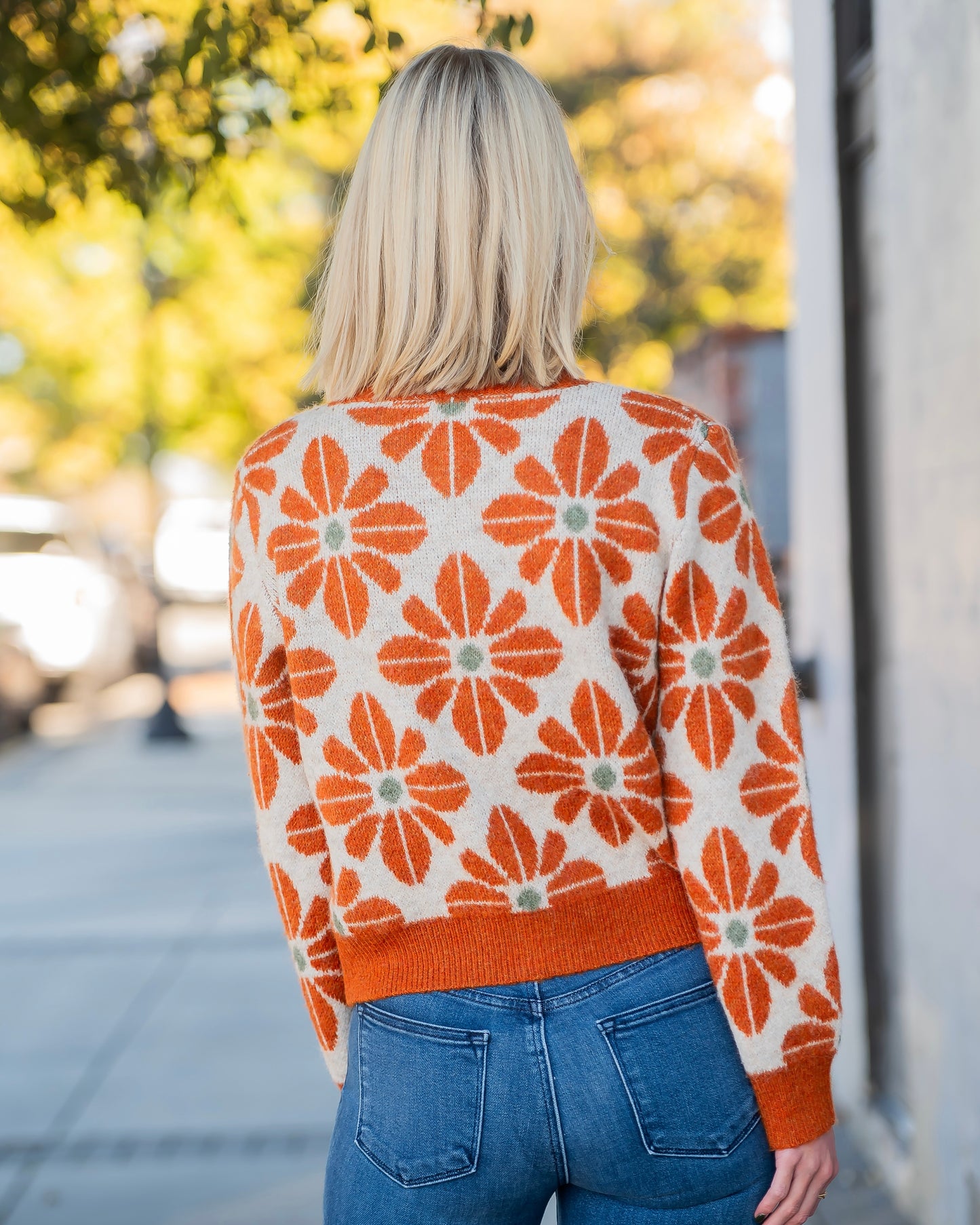 Partridge Floral Knit Cardigan