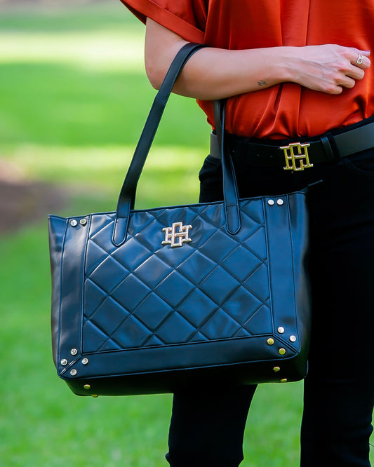 Sophie Zippered Tote Black LD