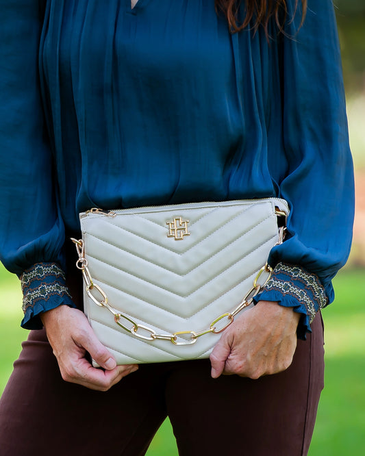 Ariana Crossbody - Pearl VQ