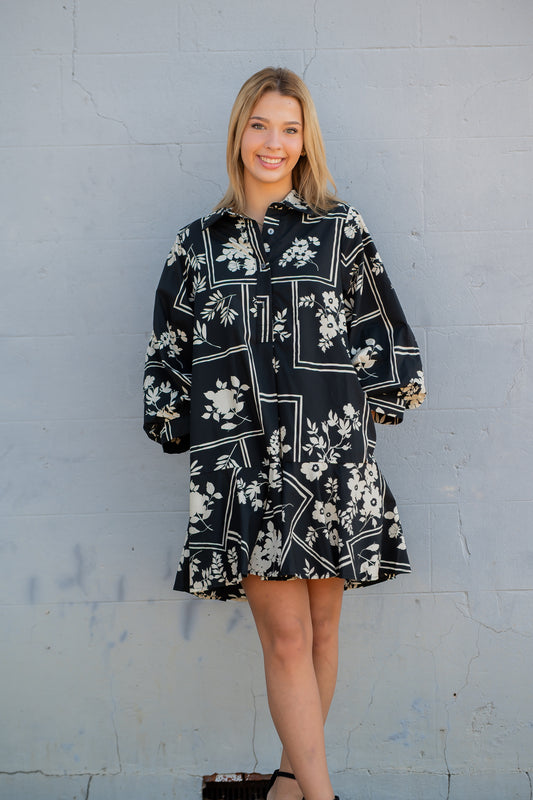 Suzette Floral Print Dress