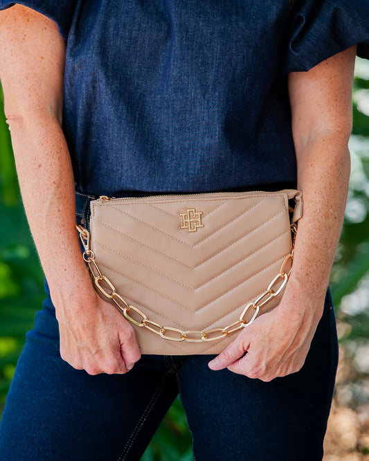 Ariana Crossbody - Latte VQ