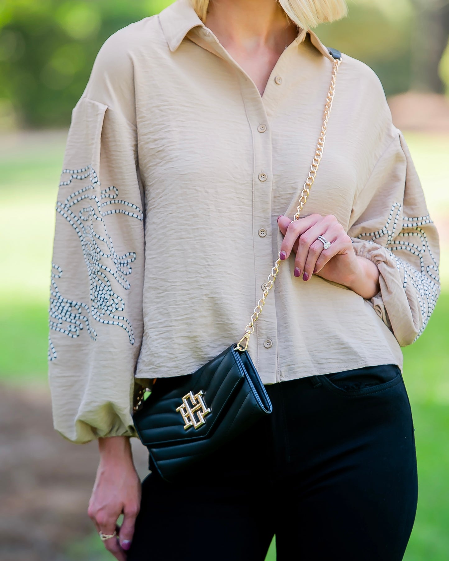 Carlington Clutch Crossbody Black VQ