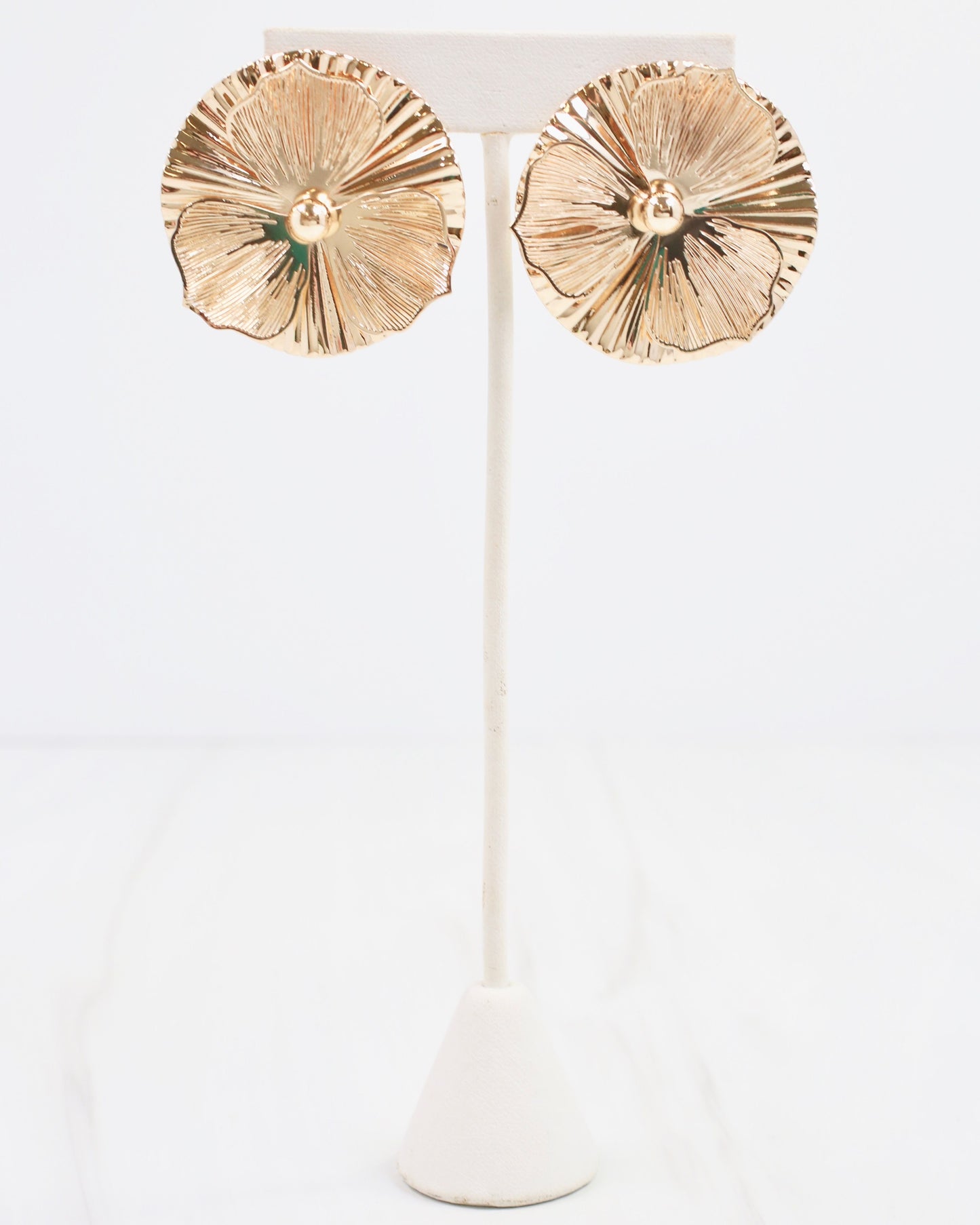 Rimini Filigree Flower Earring WR Gold