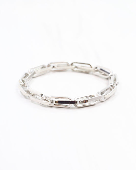 Rabson Link Stretch Bracelet Silver