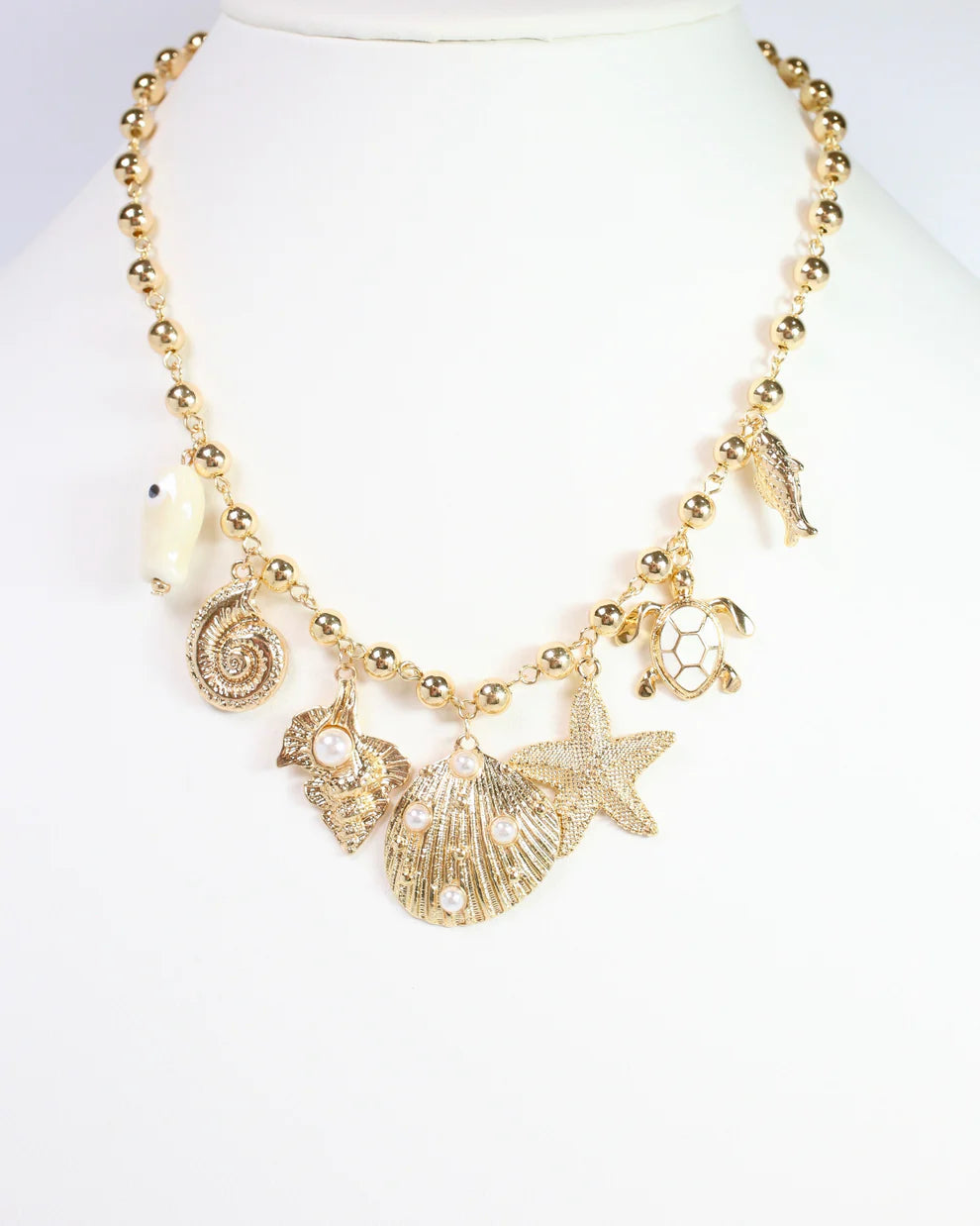 Santa Monica Sealife Charm Gold