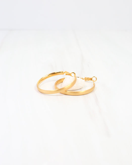 Perth Small Hoop Earring WR Gold