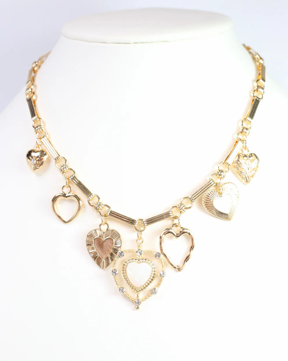 Maureen Charm Necklace Gold