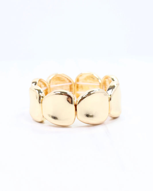 Mallory Stretch Bracelet Gold