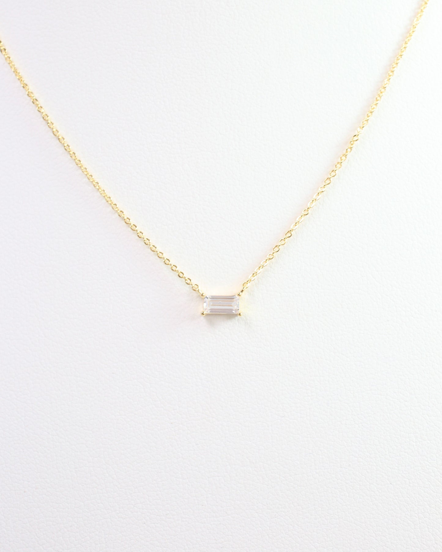 Hobson CZ Necklace Gold