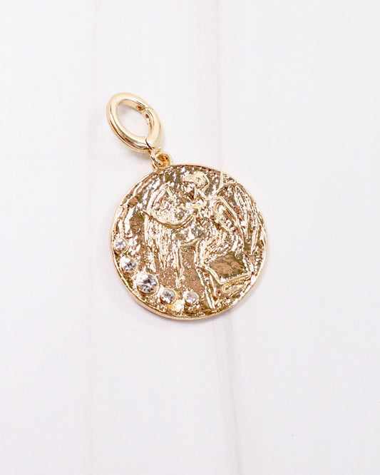 Angelica Coin Charm Gold