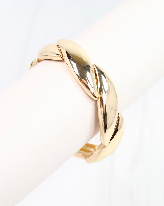 Tilly Stretch Bracelet Gold