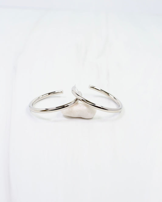 Duluth Hoop Earring Silver