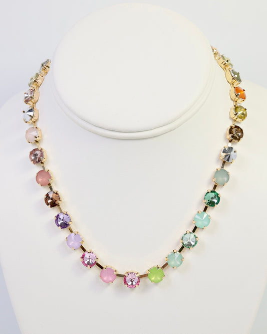 Shalimar Small Rhinestone Necklace Light Multi