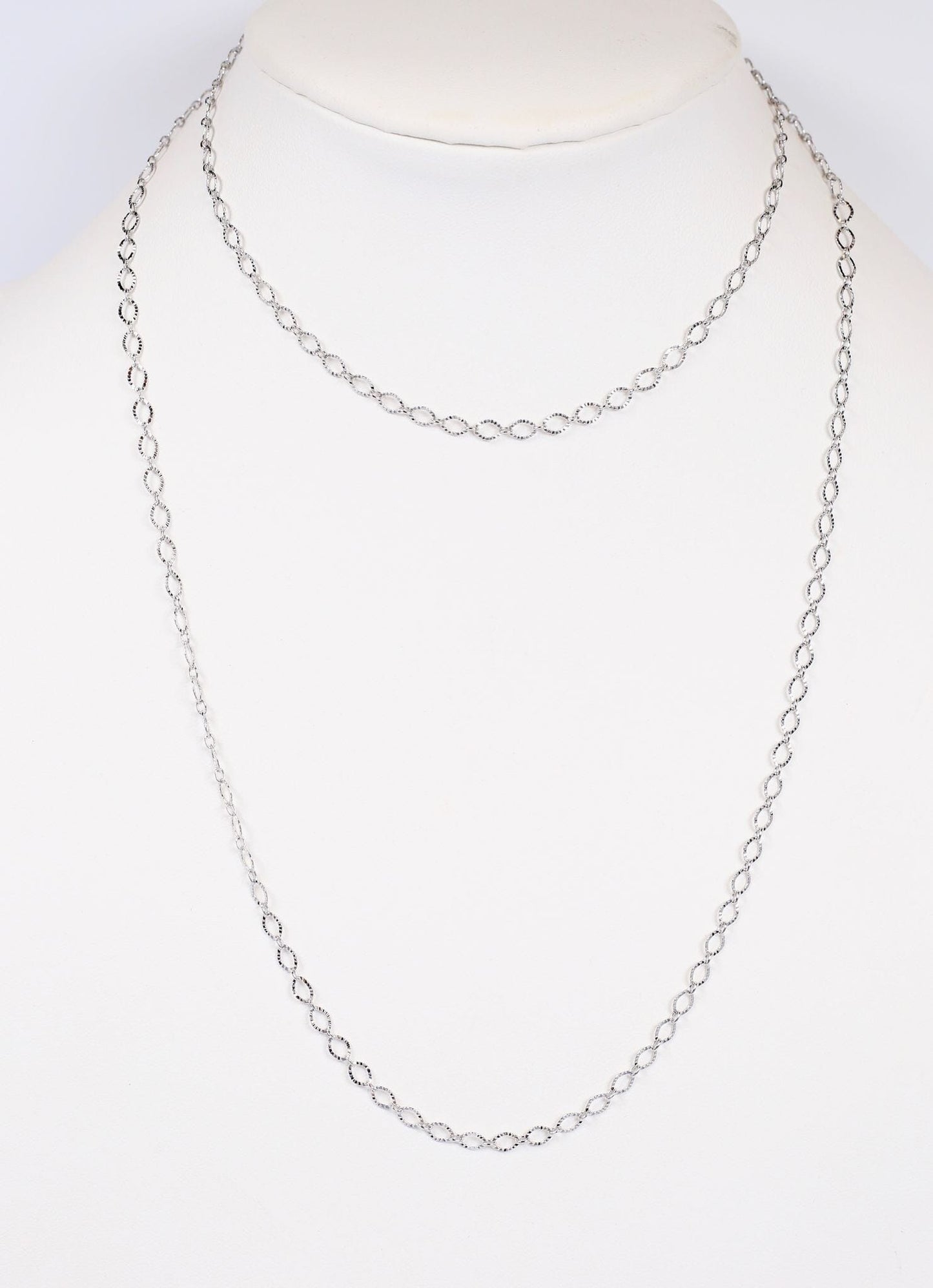 Latigo Link Necklace SILVER - Caroline Hill