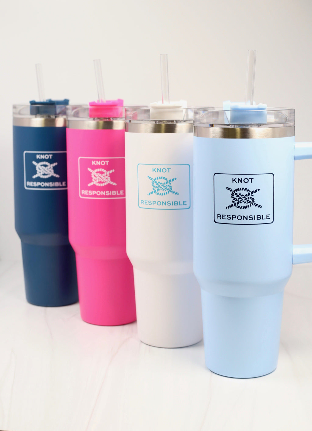 Whats Hot Jewelry 40 Oz Navy Tumbler