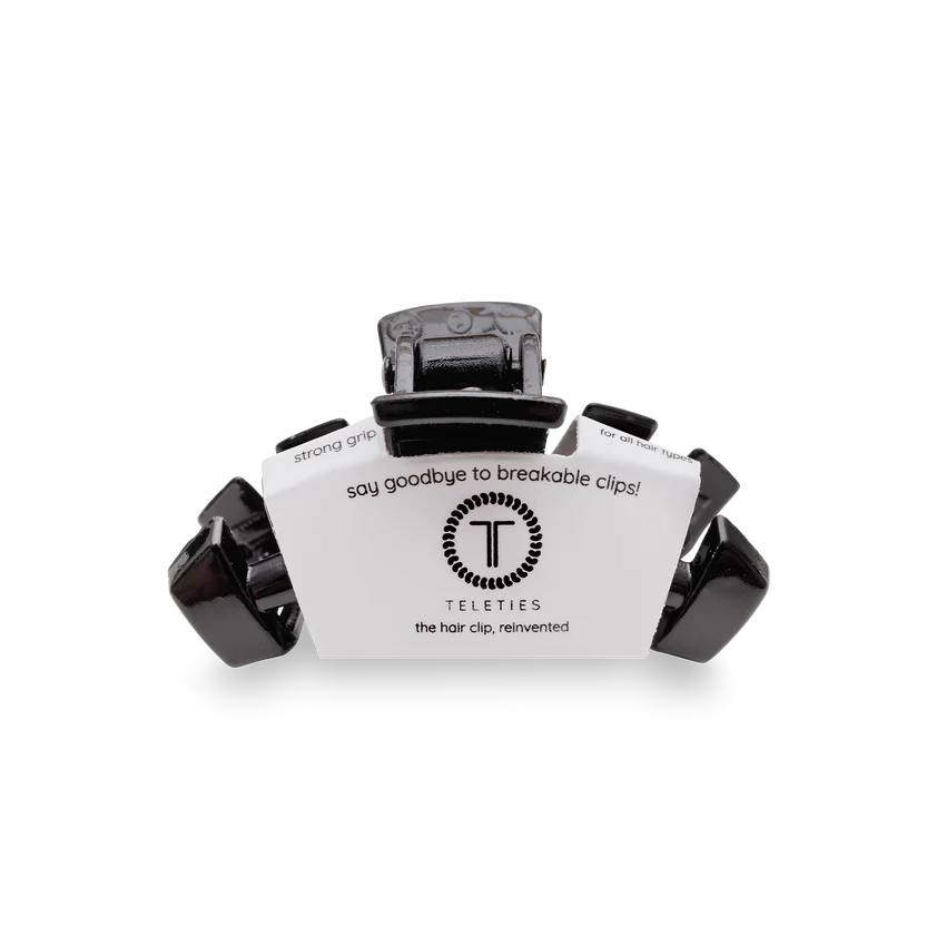 Teleties Tiny- Jet Black Hair Clip - Caroline Hill