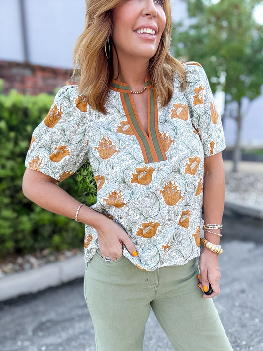 Pettit Paisley Top