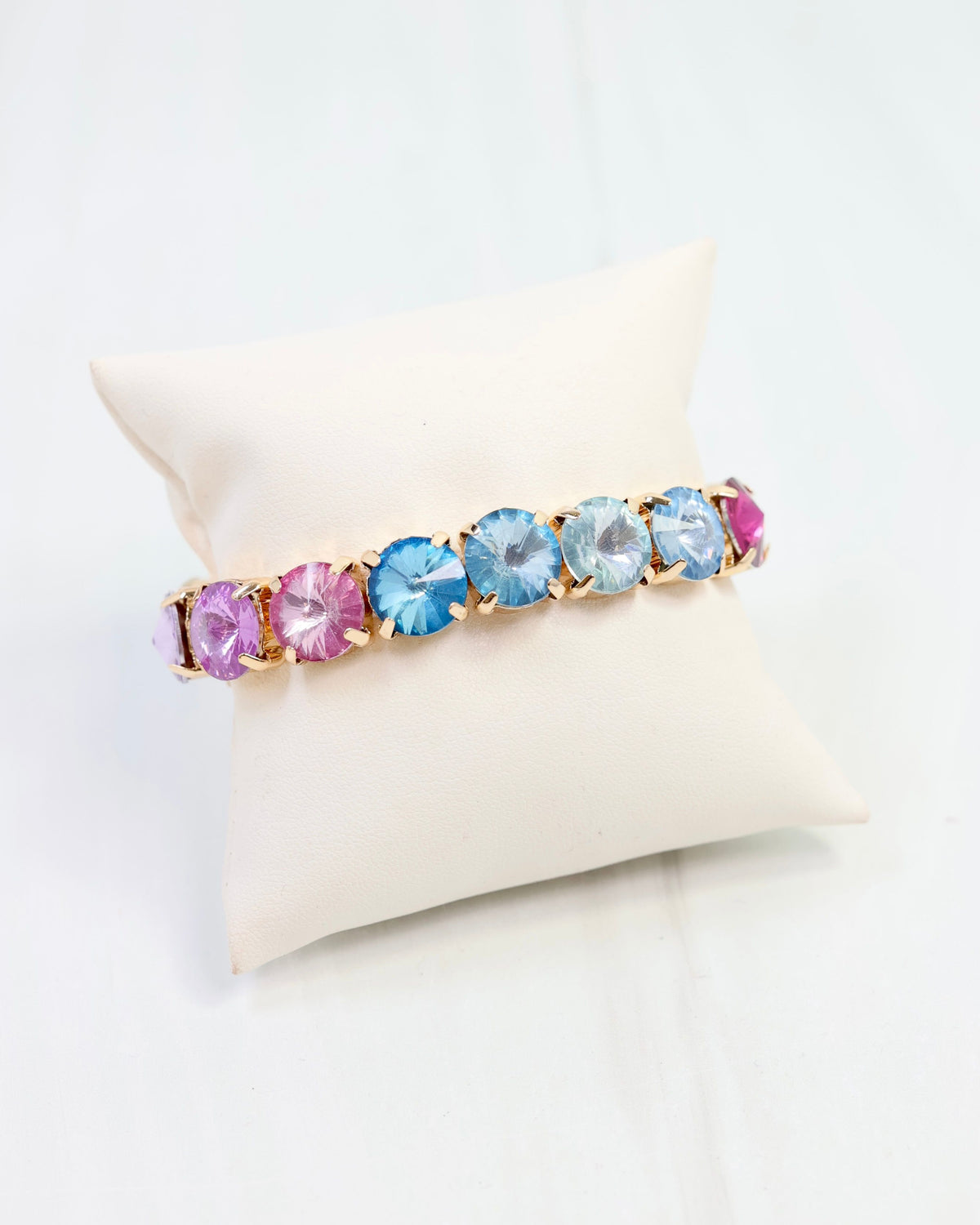 Harper Rhinestone Bracelet Purple Multi
