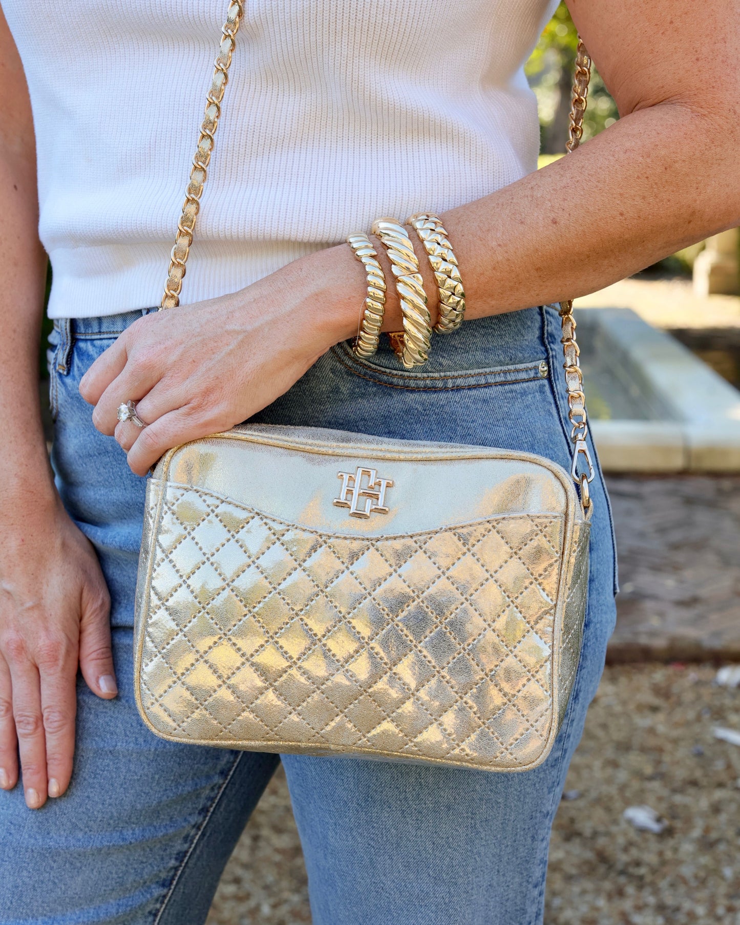 Fiona Crossbody Champagne Pop