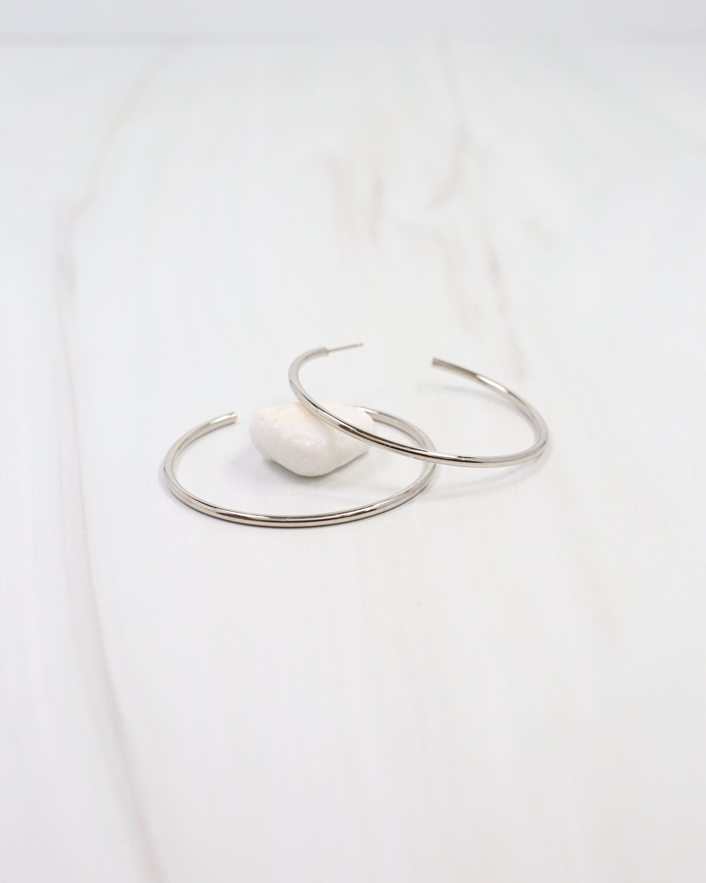 Austin Hoop Earring Silver