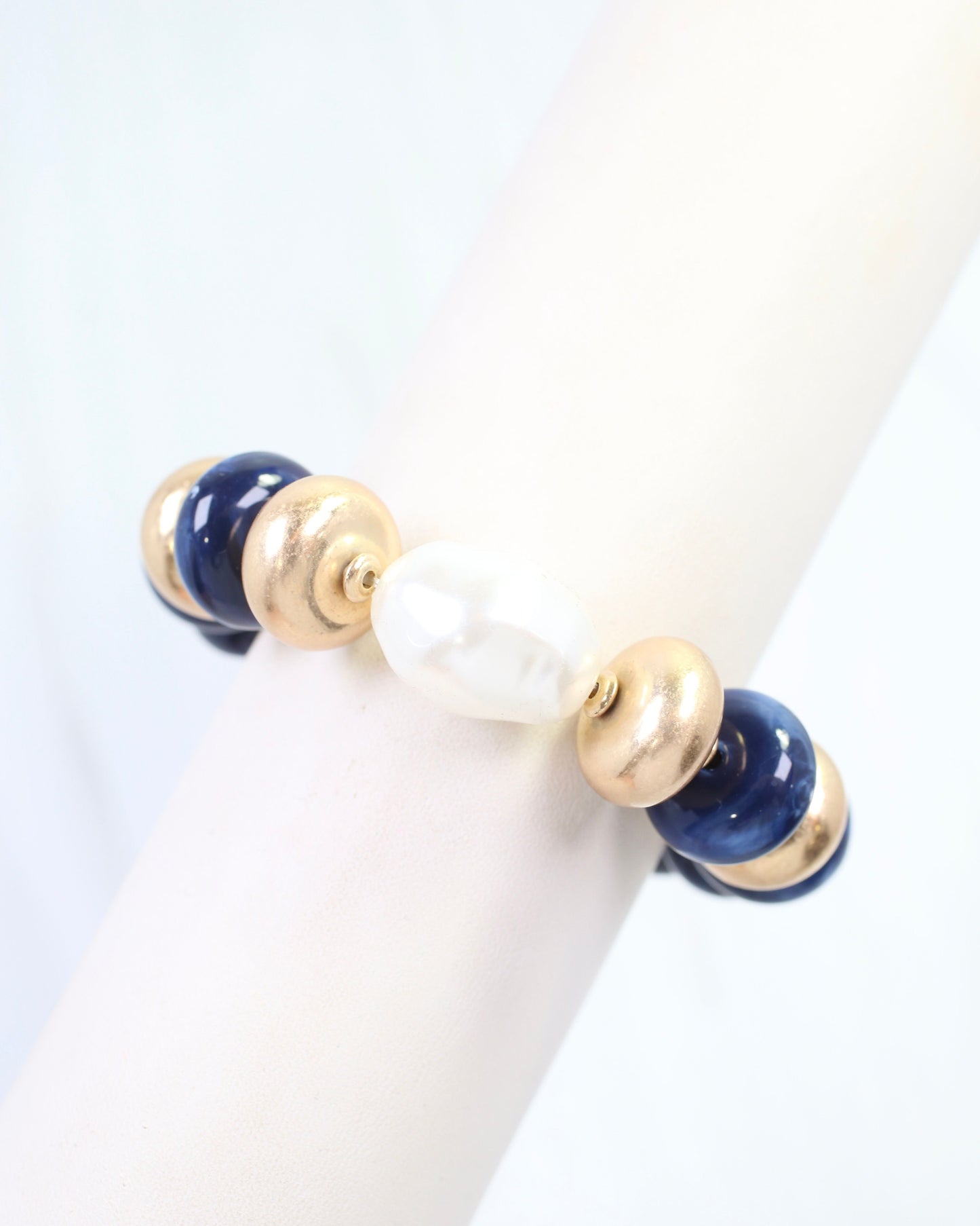 Abenger Beaded Bracelet Navy