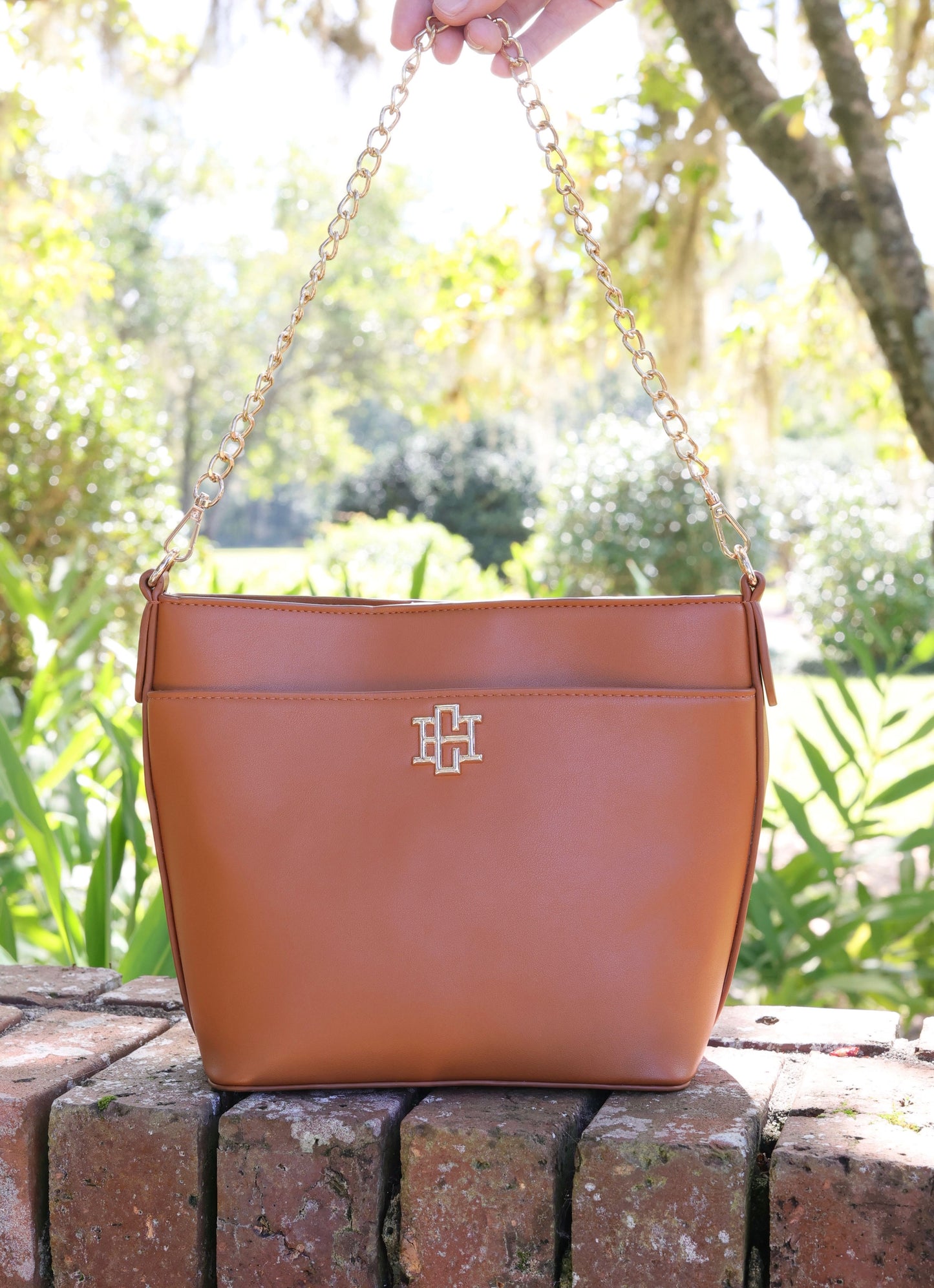 Brielle Bucket Bag Camel