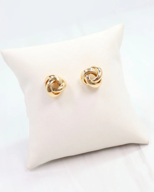 Lewis Knot Stud Gold