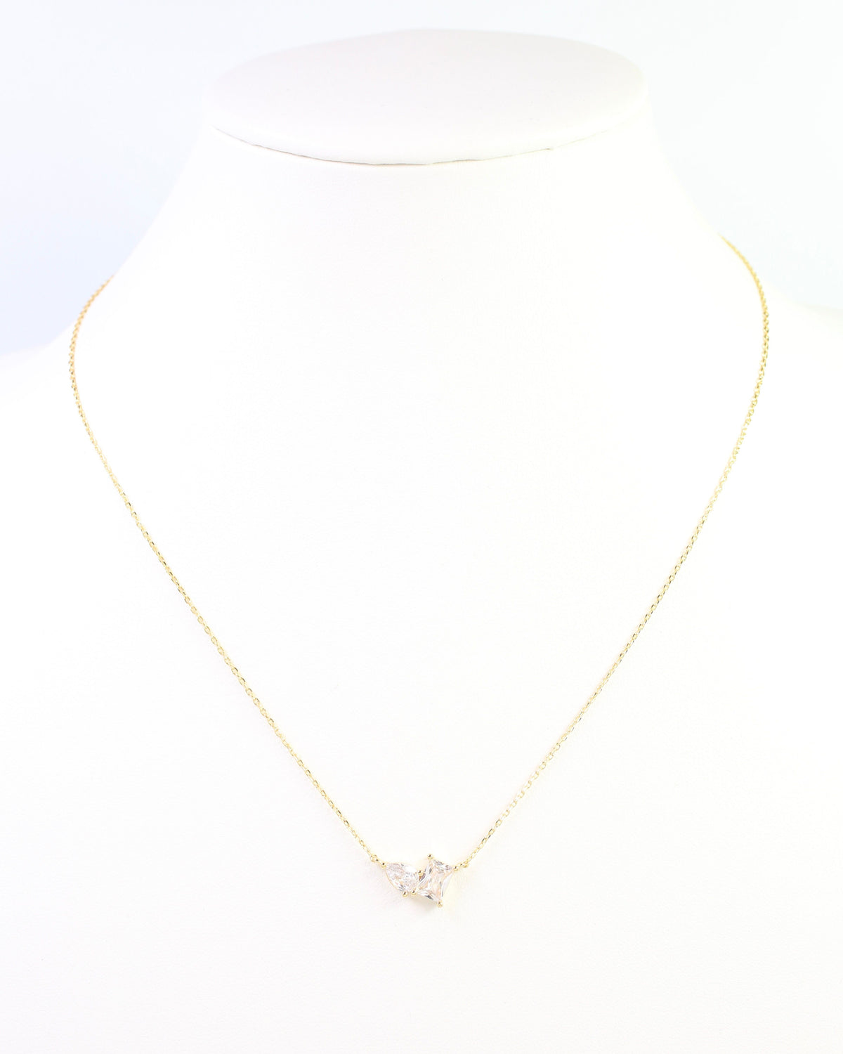 Mia CZ Necklace WR Gold