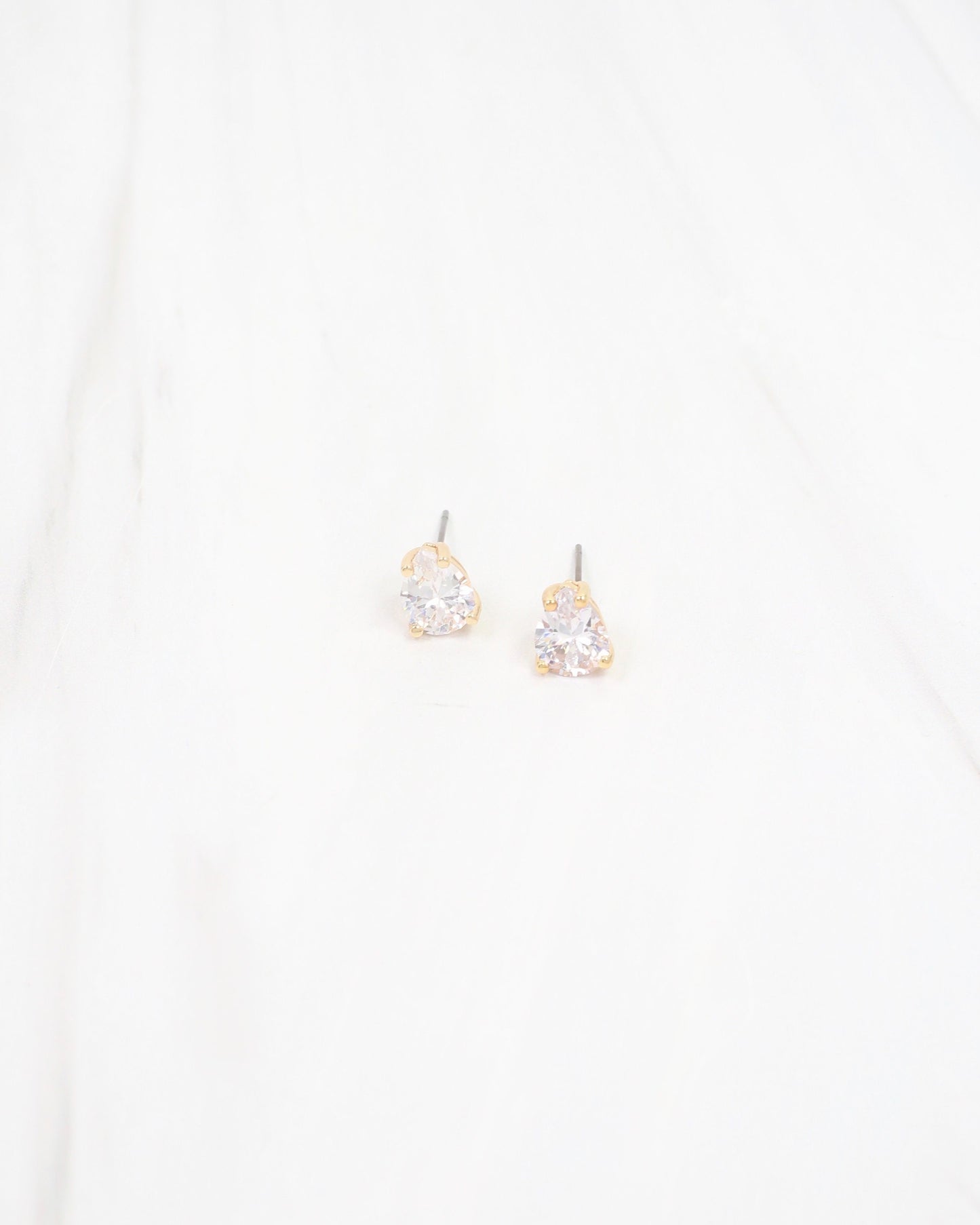 Alexander CZ Post Earring WR Gold