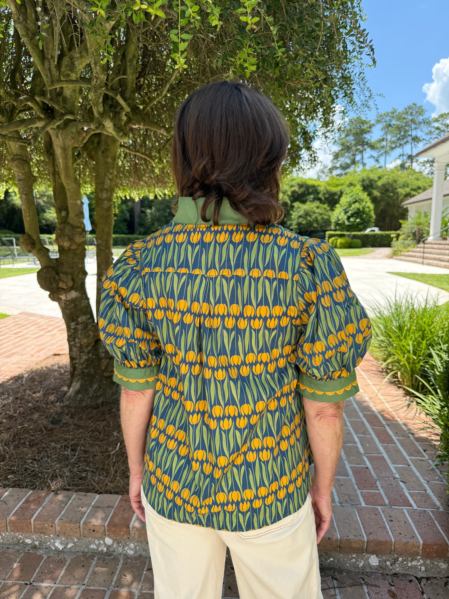 Drake Floral Print Top