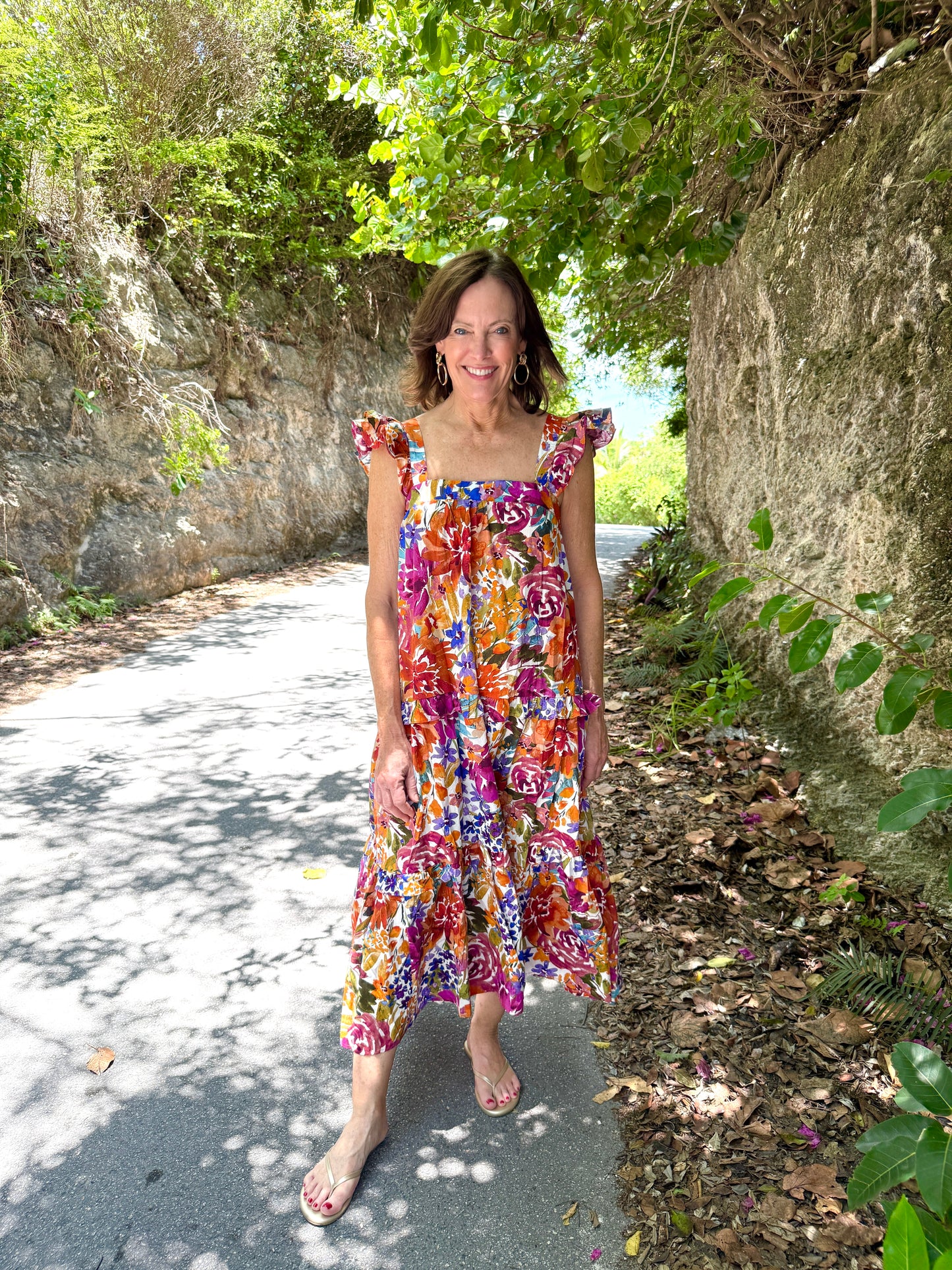 Mitchell Fall Floral Maxi Dress