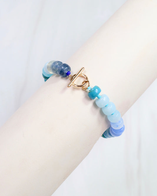 Cape San Blas Beaded Bracelet Turquoise