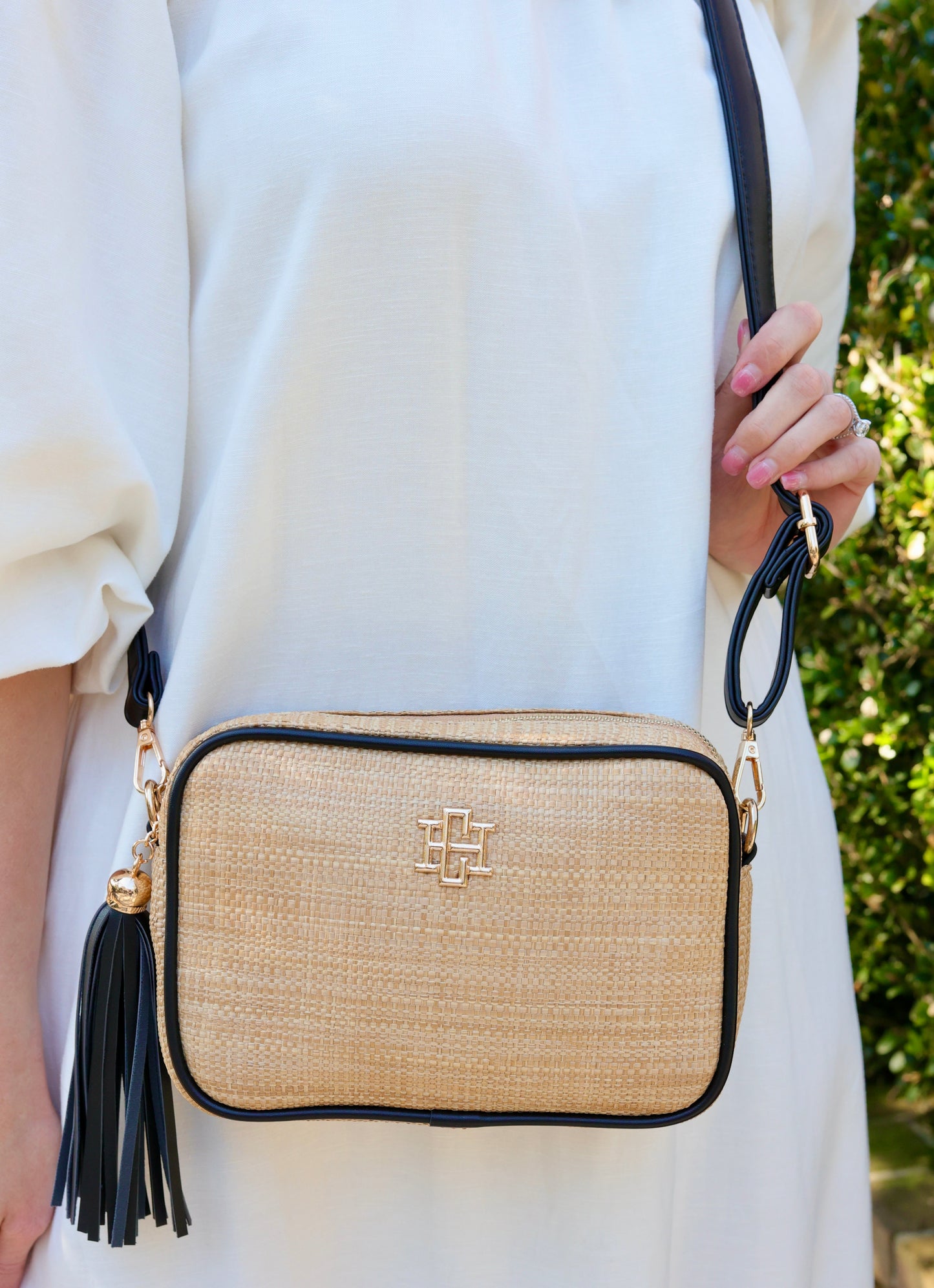 Margoe Crossbody Natural Black