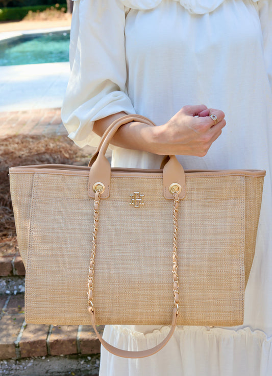 Melissa Tote Bag Natural Tan