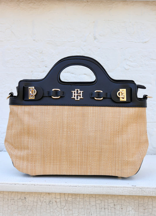 Savannah Handbag Natural Black