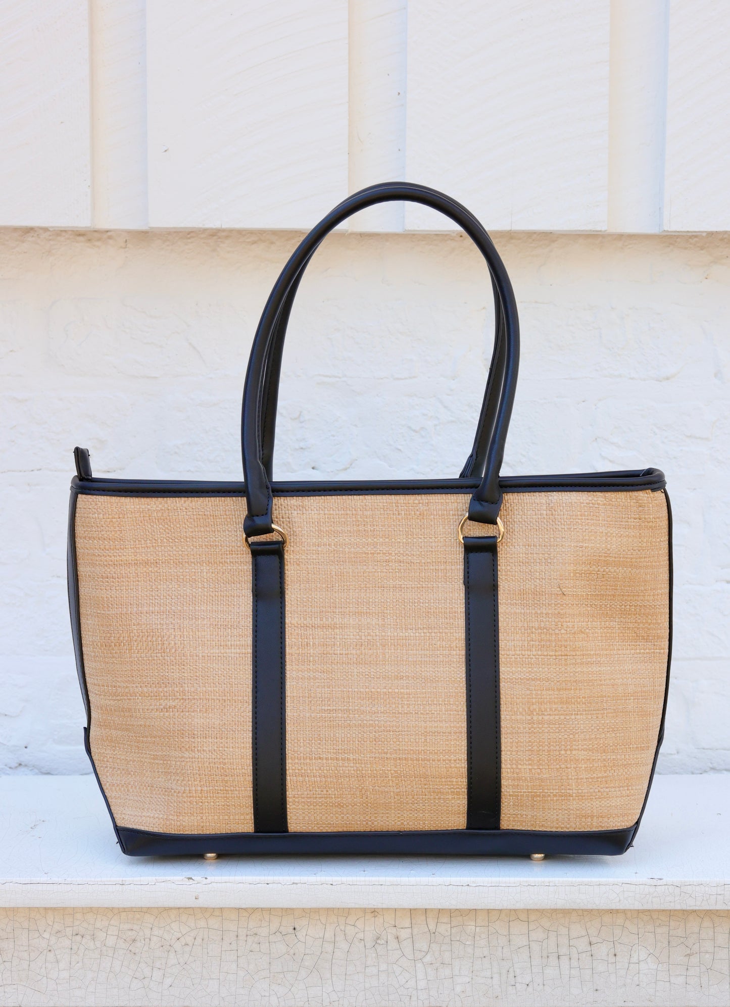 Greyson Tote Natural Black