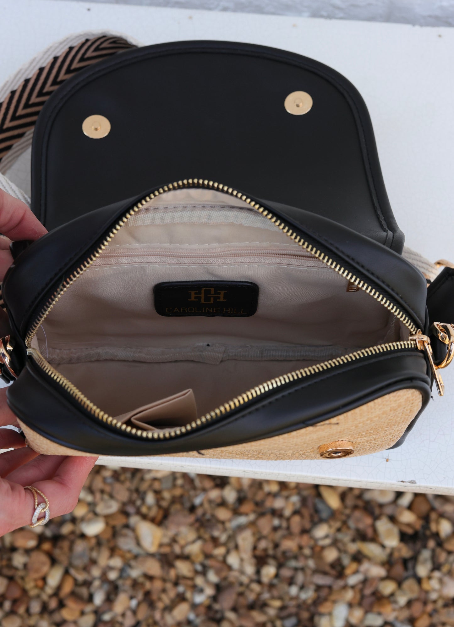 Lilliana Crossbody Natural Black